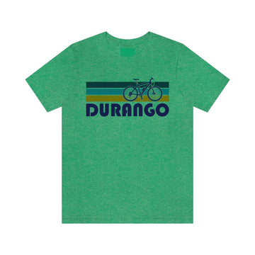 Buy heather-kelly Durango T-Shirt - Retro Mountain Bike Adult Unisex Durango, Colorado T Shirt