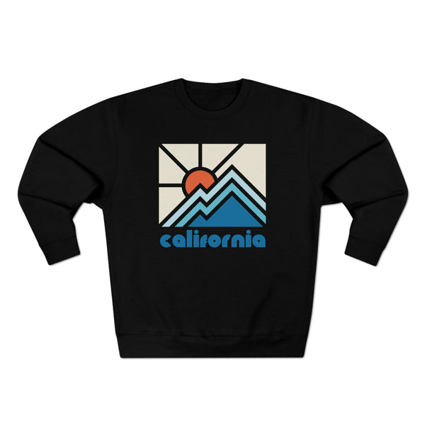 Premium California Crewneck Sweatshirt - Retro Unisex Sweatshirt