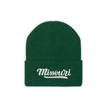 Missouri Beanie - Adult Hand Lettered Embroidered Missouri Knit Hat