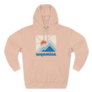 Premium Wyoming Hoodie - Min Mountain Unisex Sweatshirt-15