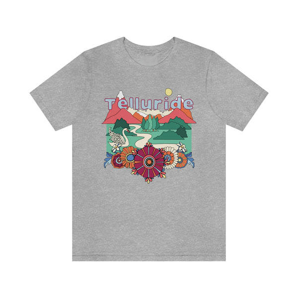 Telluride Shirt, Colorado Retro T-Shirt, Hippie Style Colorado tee, Telluride Mountain Shirt