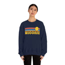 Wisconsin Sweatshirt - Retro Sunrise Unisex-26