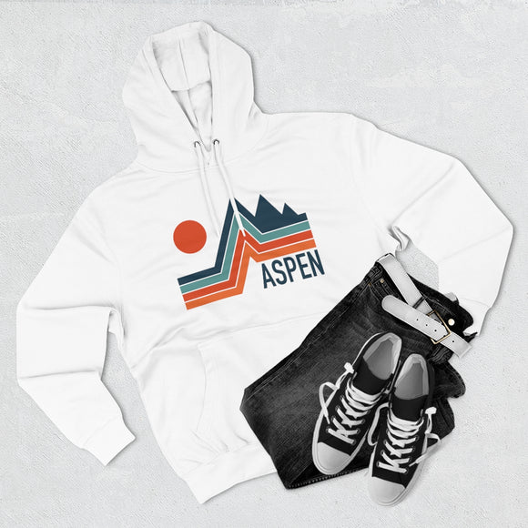 Premium Aspen, Colorado Hoodie - Retro Unisex Sweatshirt