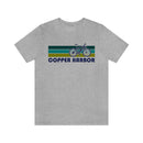 Copper Harbor T-Shirt - Retro Mountain Bike Adult Unisex Copper Harbor, Michigan T Shirt-37