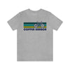 Copper Harbor T-Shirt - Retro Mountain Bike Adult Unisex Copper Harbor, Michigan T Shirt