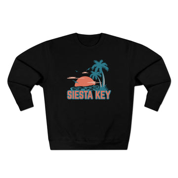 Buy black Premium Siesta Key, Florida Sweatshirt - Unisex Premium Crewneck Sweatshirt