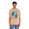 Charleston, South Carolina T-Shirt - Retro Palm Tree & Beach Unisex Charleston Shirt