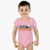 Denver Baby Bodysuit - Retro Mountain Denver, Colorado Baby Bodysuit