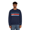 Brooklyn, New York Sweatshirt Retro Bike - Unisex Adult Crewneck Brooklyn Sweatshirt-27