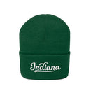 Indiana Beanie - Adult Hand Lettered Embroidered Indiana Knit Hat-10