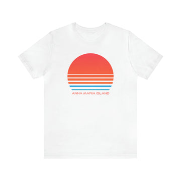 Buy white Anna Maria Island, Florida T-Shirt - Retro 80s Unisex Anna Maria Island Shirt