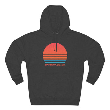 Premium Daytona Beach, Florida Hoodie - Retro 80s Unisex Sweatshirt - 0