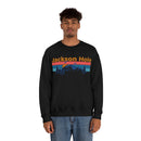 Jackson Hole, Wyoming Sweatshirt - Mountain & Birds Unisex-11