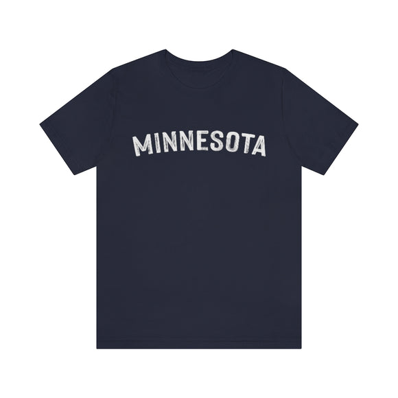 Minnesota T-Shirt - Paint Text Unisex Minnesota Shirt