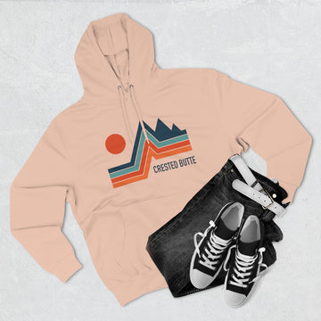 Premium Crested Butte, Colorado Hoodie - Retro Unisex Sweatshirt - 0