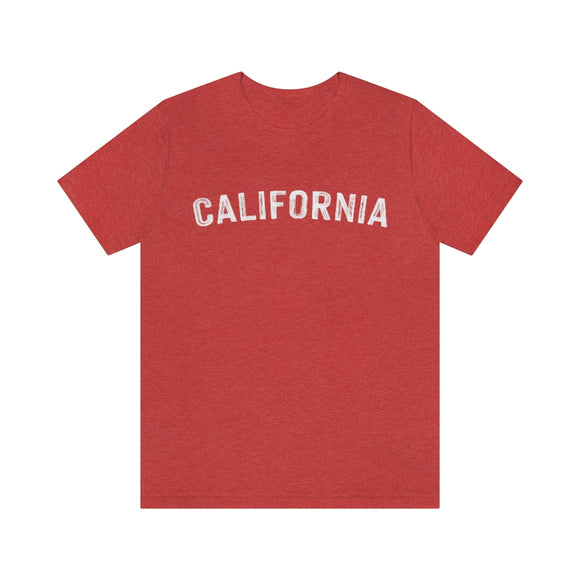 California T-Shirt - Paint Text Unisex California Shirt