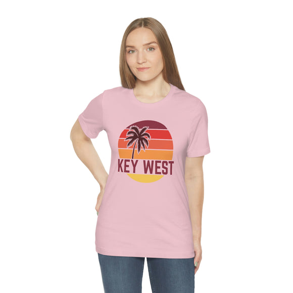 Key West, Florida T-Shirt - Retro Palm Tree Unisex Key West Shirt
