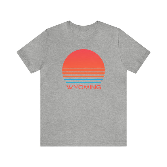 Wyoming T-Shirt - Retro 80s Unisex Wyoming Shirt