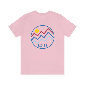 Buy pink Boise, Idaho T-Shirt - Retro Unisex Boise T Shirt