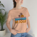 La Jolla, California T-Shirt - Retro Palm Tree Unisex La Jolla Shirt-24