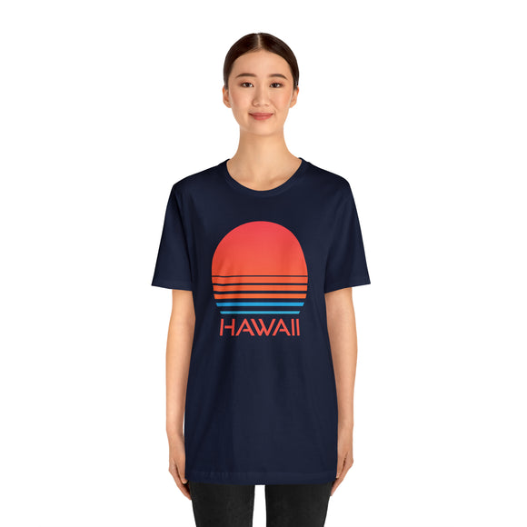 Hawaii T-Shirt - Retro 80s Unisex Hawaii Shirt