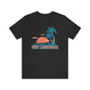 Fort Lauderdale, Florida T-Shirt - Retro Palm Tree & Beach Unisex Fort Lauderdale Shirt
