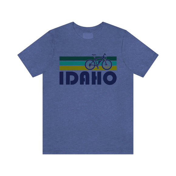 Idaho T-Shirt - Retro Mountain Bike Adult Unisex Idaho T Shirt