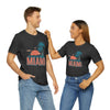 Miami, Florida T-Shirt - Retro Palm Tree & Beach Unisex Miami Shirt
