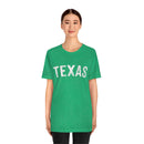 Texas T-Shirt - Paint Text Unisex Texas Shirt-11