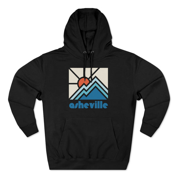 Premium Asheville, North Carolina Hoodie - Min Mountain Unisex Sweatshirt