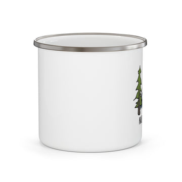 Montana Camp Mug - Retro Enamel Camping Montana Mug - 0