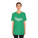 Virginia T-Shirt - Hand Lettered Unisex Virginia Shirt-2
