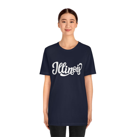 Illinois T-Shirt - Hand Lettered Unisex Illinois Shirt