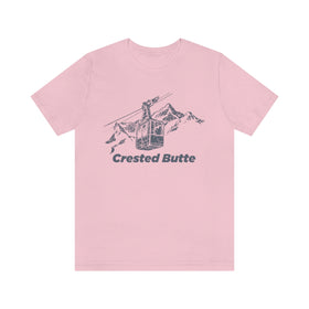 Buy pink Crested Butte, Colorado T-Shirt - Retro Unisex Crested Butte T Shirt