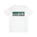 Copper Harbor T-Shirt - Retro Mountain Bike Adult Unisex Copper Harbor, Michigan T Shirt-10