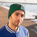 Alaska Beanie - Adult Embroidered Retro Alaska Knit Hat-16