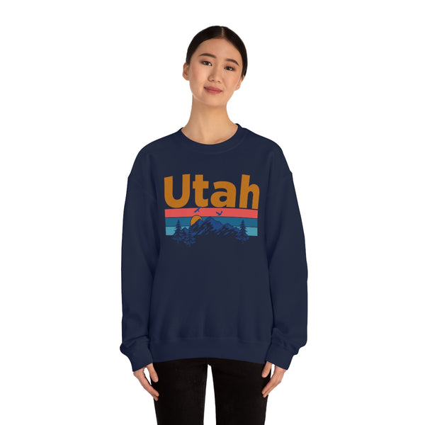 Utah Sweatshirt - Mountain & Birds Unisex