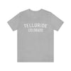 Telluride, Colorado Shirt - Paint Text Unisex Telluride T-Shirt