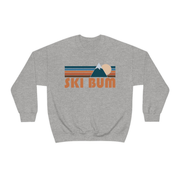 Ski Bum Sweatshirt - Retro Mountain Unisex