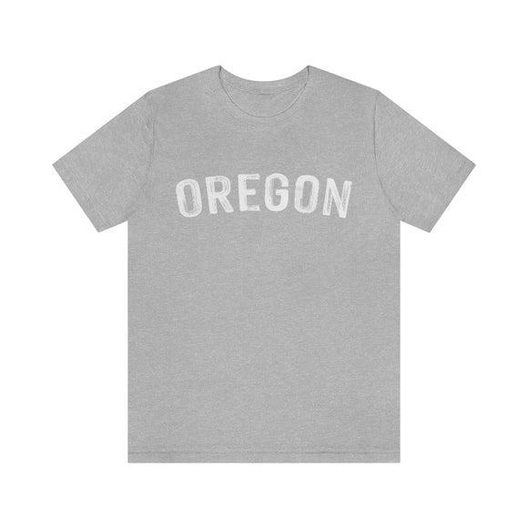 Oregon T-Shirt - Paint Text Unisex Oregon Shirt