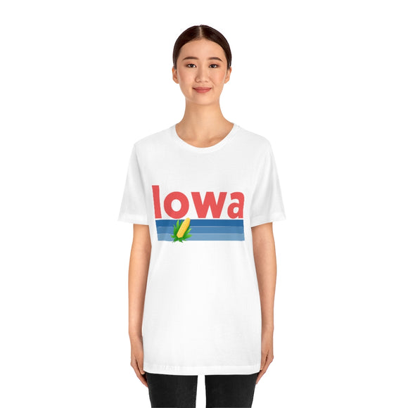 Iowa T-Shirt - Retro Corn Unisex Iowa Shirt
