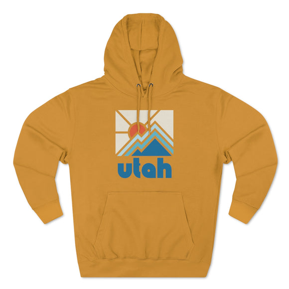 Premium Utah Hoodie - Min Mountain Unisex Sweatshirt