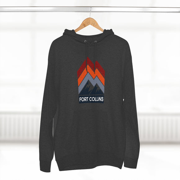 Premium Fort Collins, Colorado Hoodie - Retro Unisex Sweatshirt