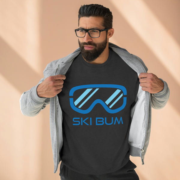 Premium Ski Bum Crewneck Sweatshirt - Retro Unisex Sweatshirt