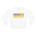 Nashville, Tennessee Sweatshirt - Retro Sunrise Unisex-2