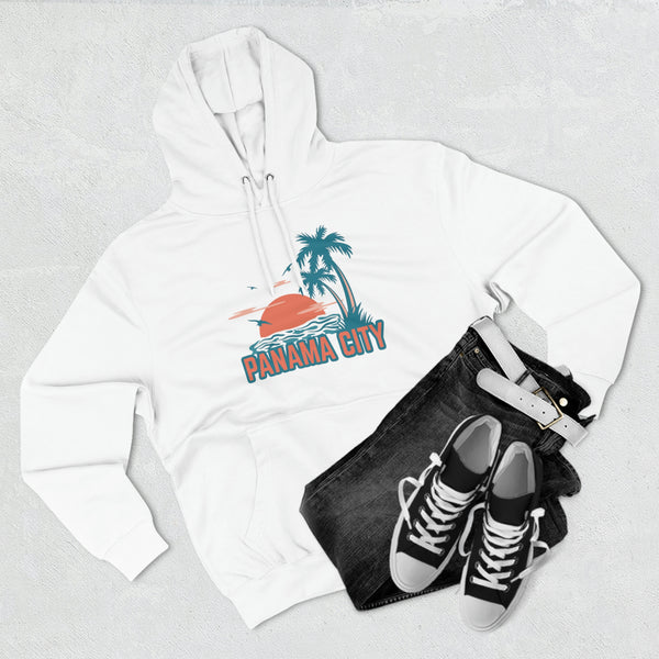 Premium Panama City, Florida Hoodie - Palm Tree Unisex Sweatshirt