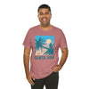 Santa Ana, California T-Shirt - Retro Palm Tree & Beach Unisex Santa Ana Shirt