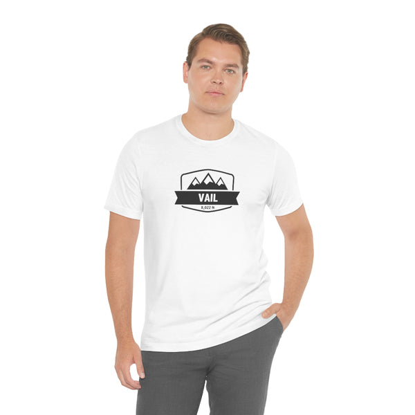 Vail, Colorado T-Shirt - Altitude Badge Unisex Vail Shirt