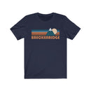 Breckenridge, Colorado T-Shirt - Retro Mountain Adult Unisex Breckenridge T Shirt-6