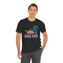 Dana Point, California T-Shirt - Retro Palm Tree & Beach Unisex Dana Point Shirt-78